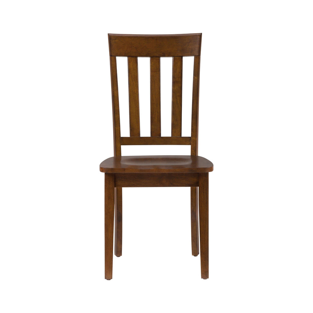 Caramel Slat Back Chair (Set of 2) Y54043