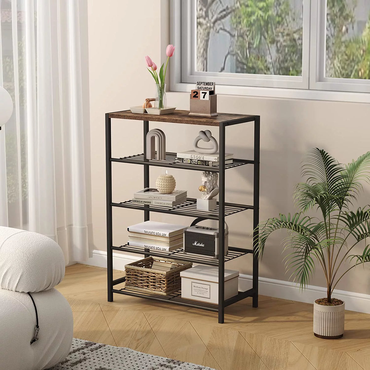 5-Tier All-Metal Shoe Rack I2163