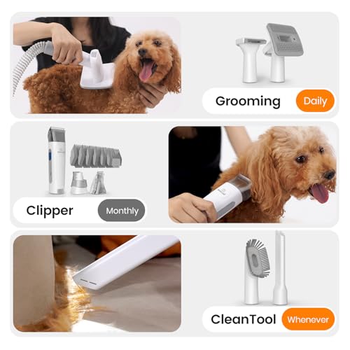 Dog Grooming Vacuum with Clipper Nail Grinder Z22733