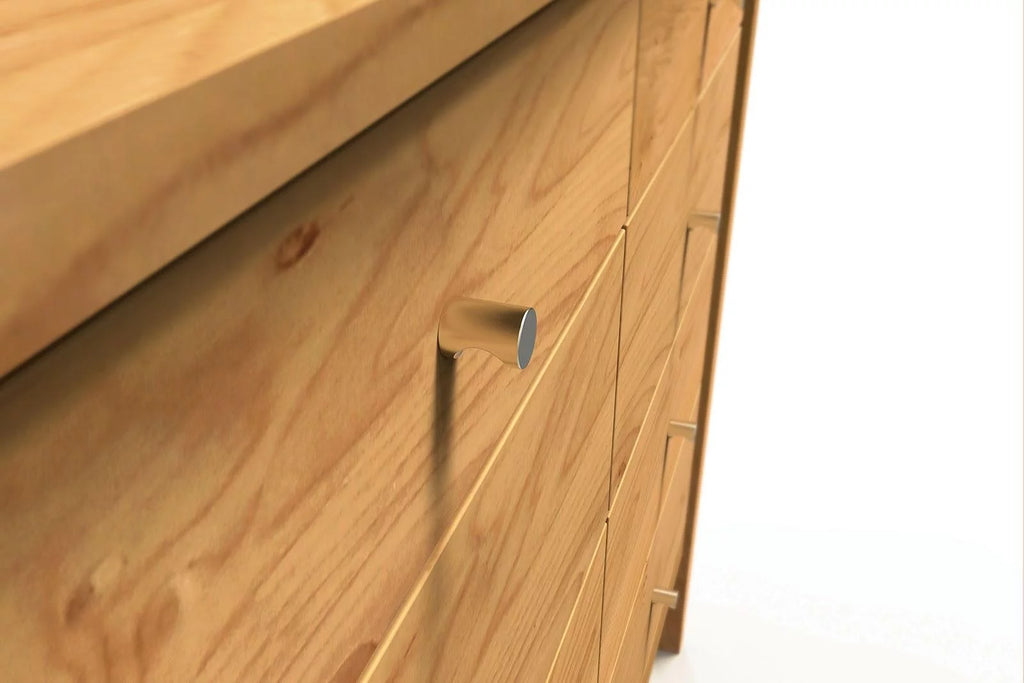 Light Oak Solid Wood 8-Drawer Chest L204