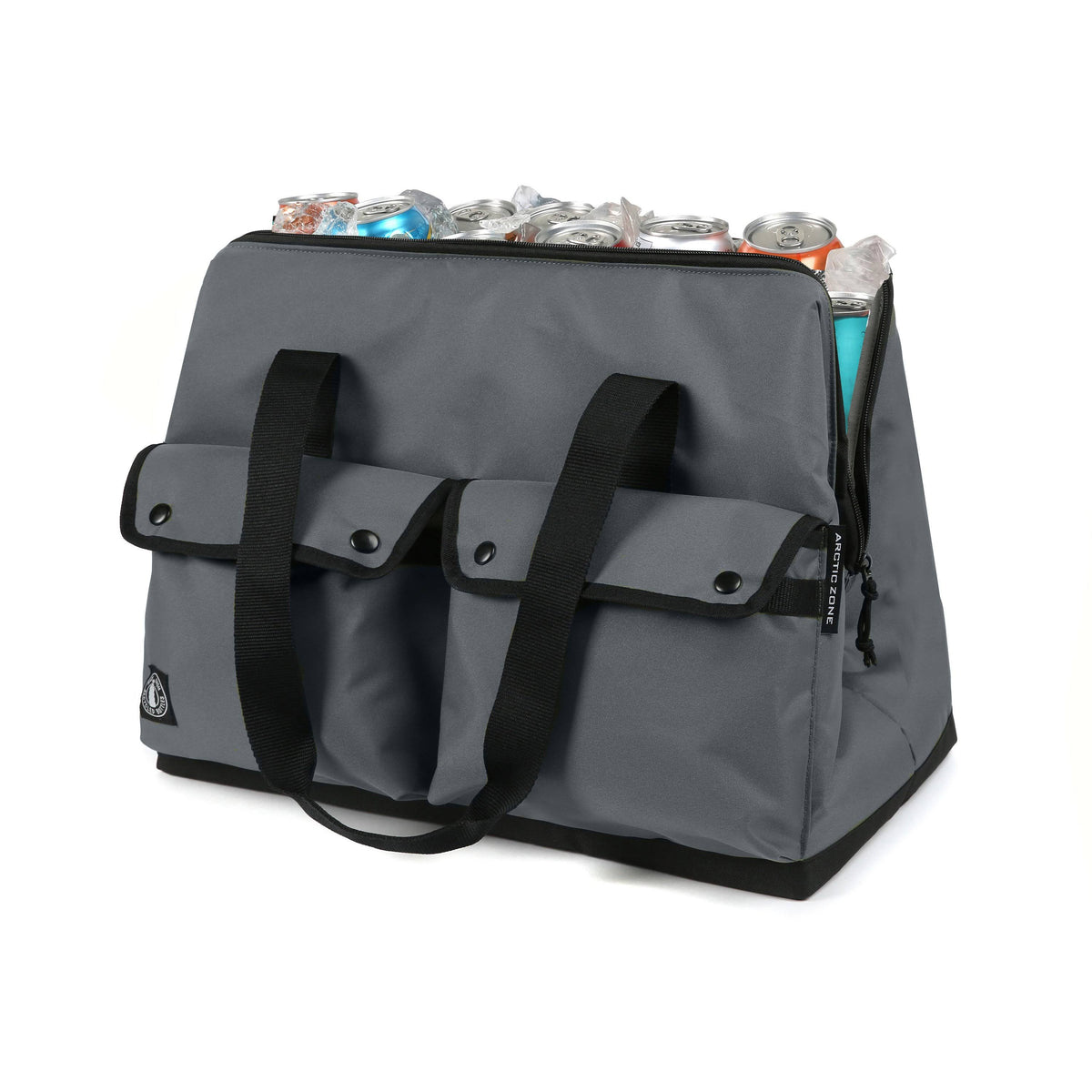 50 Can Insulated Picnic Satchel Gray E97807