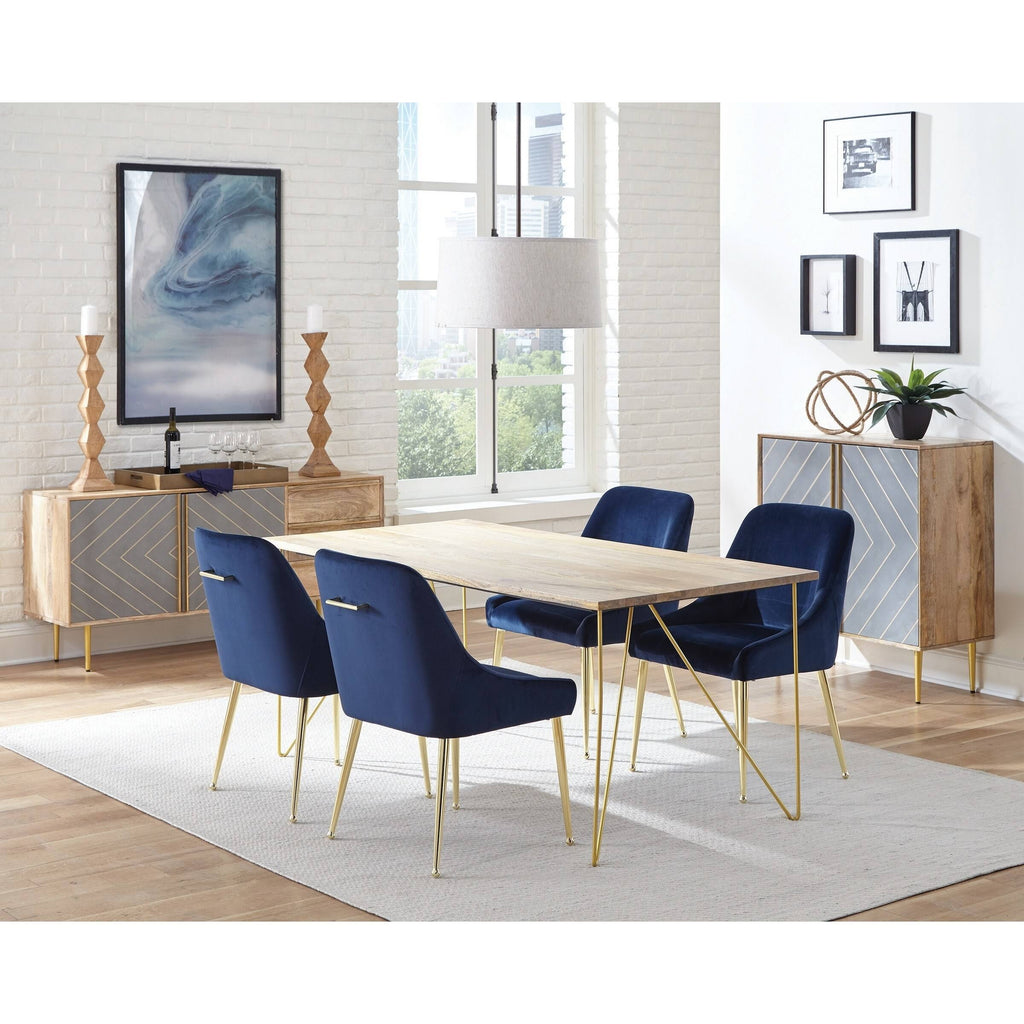 Dark Blue Dining Chair D887