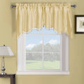 Ivory Rod Pocket Swag Valance Y5659
