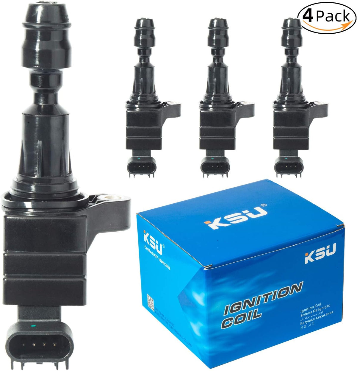 Ignition Coil Pack for 2.4L 2.2L 2.0L UF491 (4Pack) L33226