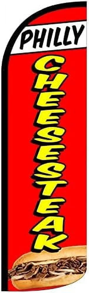 Windless Swooper Flag Feather Banner Sign 3X11.5 Ft Tall M229353