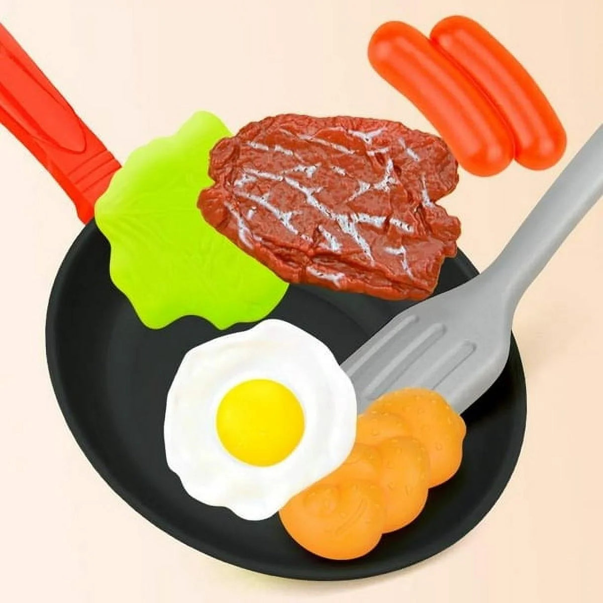 8Pcs Play Food Kitchenware Play Set X81567