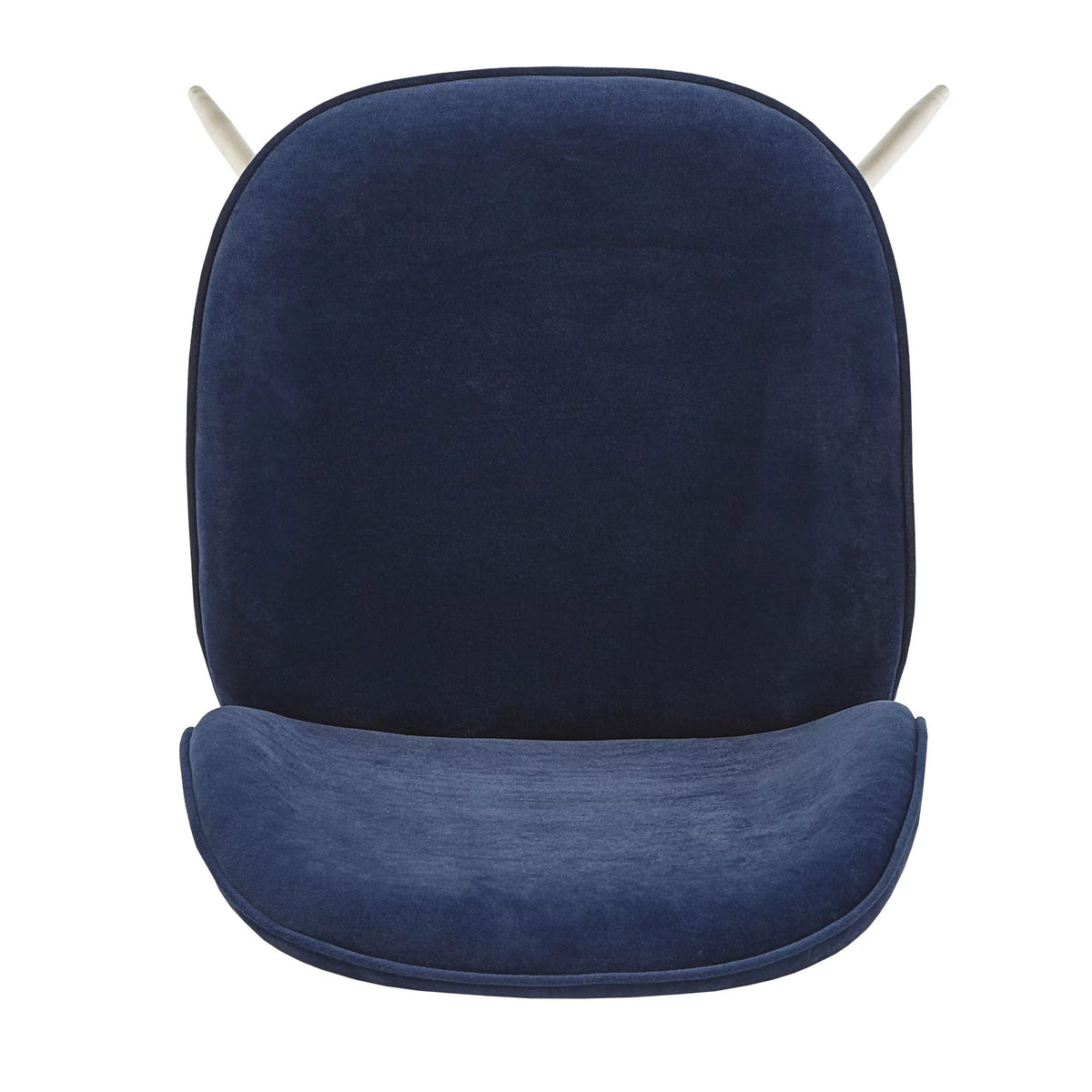 Blue Velvet Upholstered Dining Chair Set of 2 Y9363