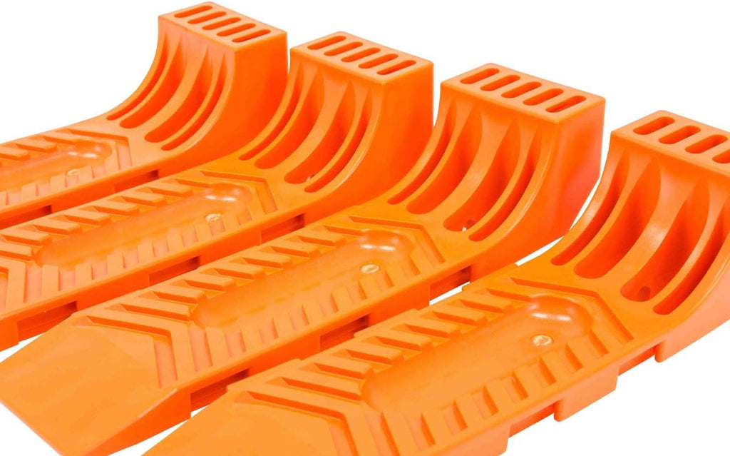 Interlocking Tire Skates Safety Orange (4pc Set) T367