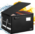 Fireproof File Storage Box with Lock, Pack of 2 L56374