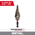 3/16 in. - 7/8 in. Titanium Step Drill Bit V3336