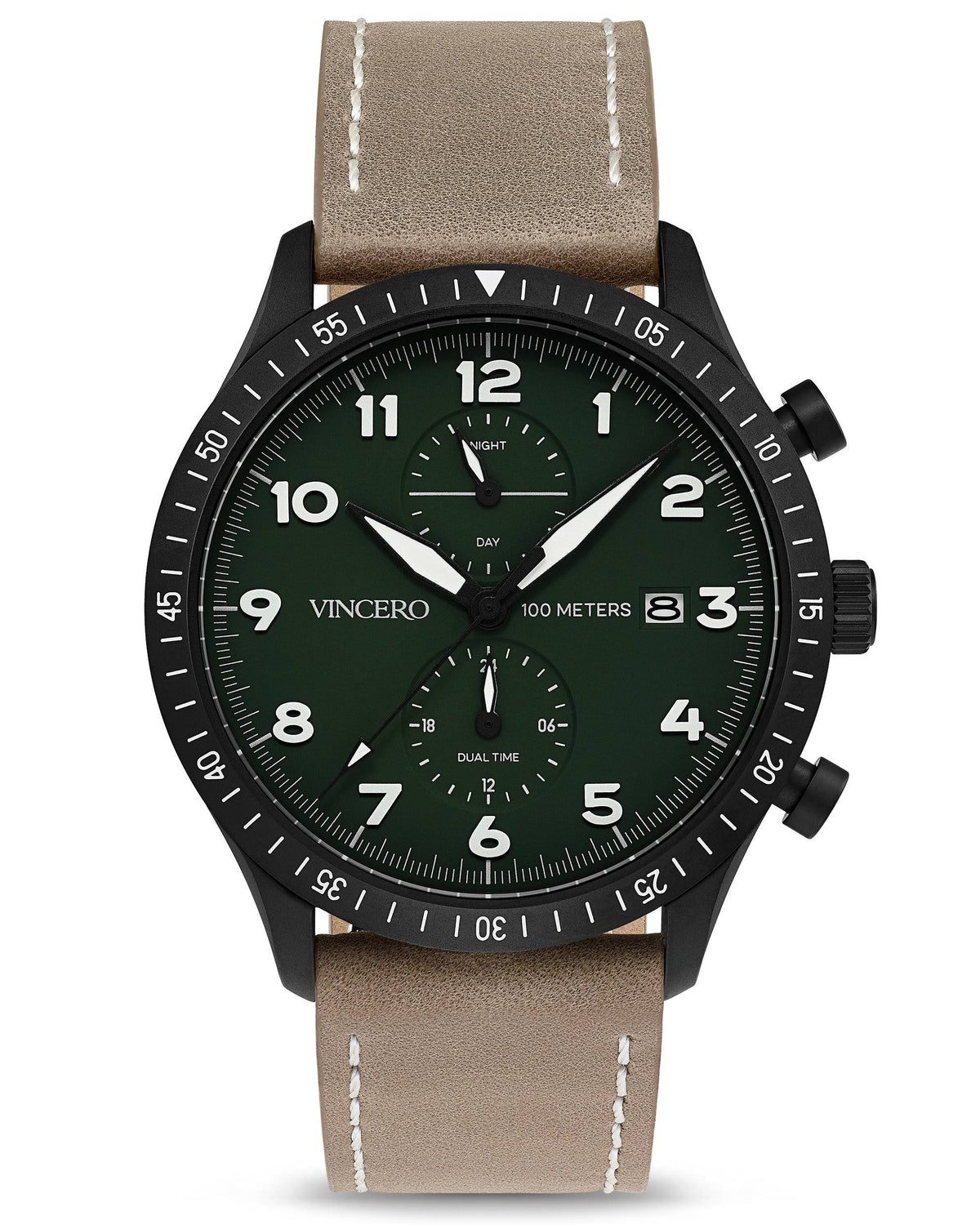 Matte Black Pine Green Watch Y585070