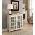 Antique Double Door Curio Cabinet in White P234608