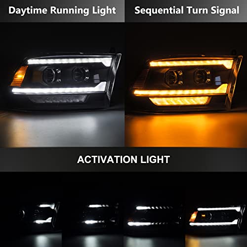LED Projector Headlights Alpha-Black Z6357