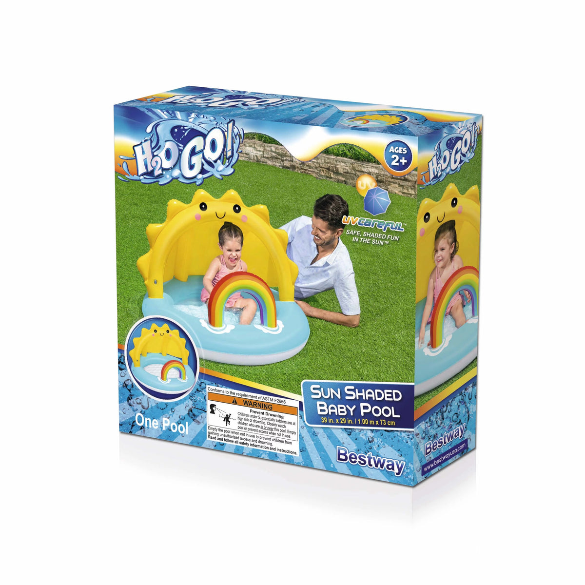 Round Inflatable Baby Pool 39 x 29 N98659